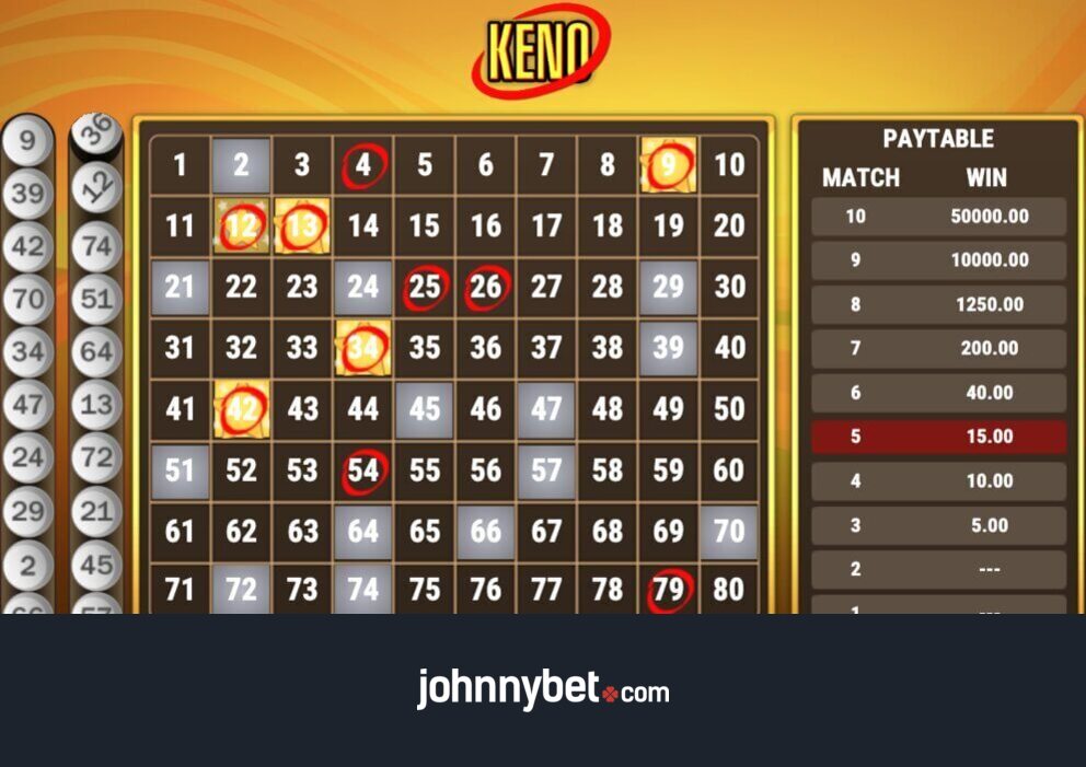 Best Keno Numbers and Patterns