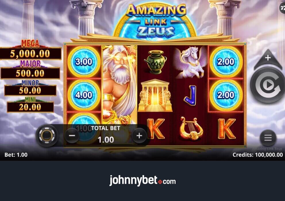 Tragaperras Amazing Link Zeus Demo Gratis