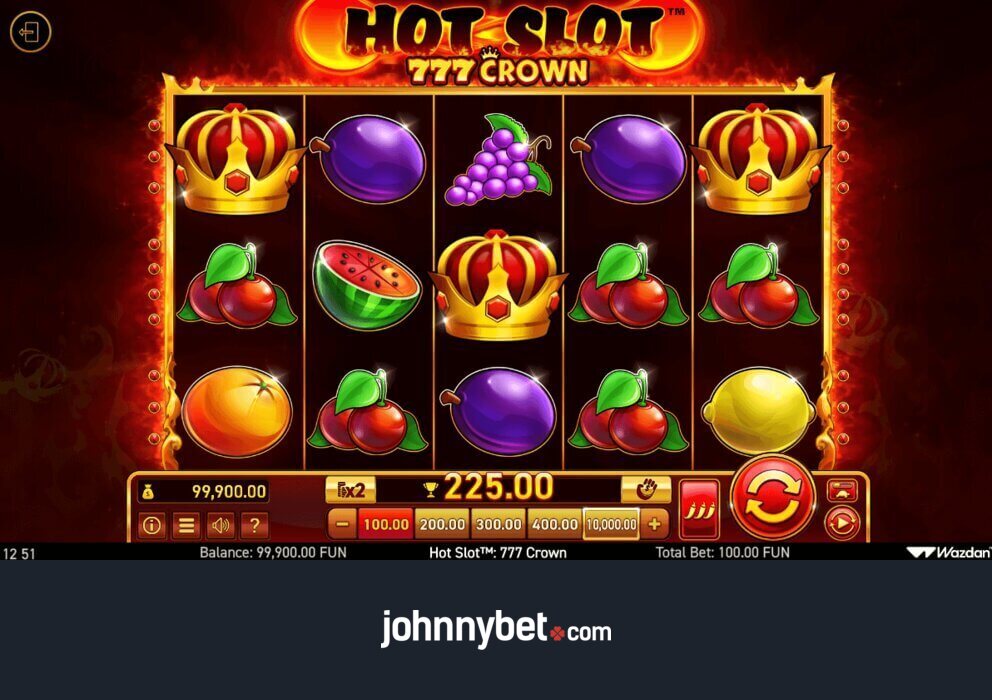 Hot Slot 777 Crown guia de jogo