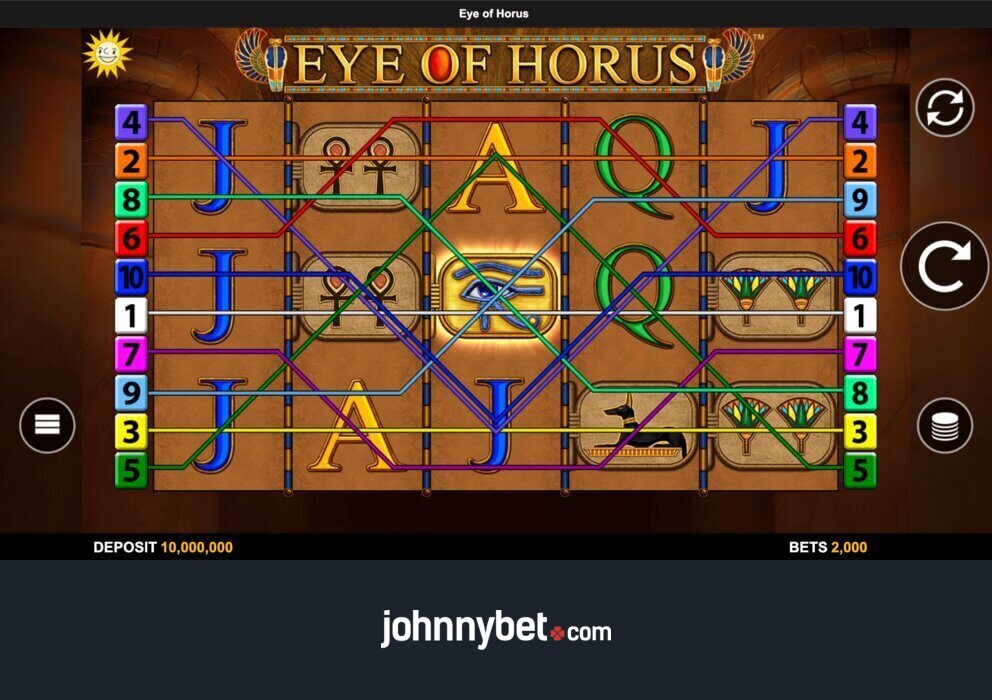 Juego de Tragamonedas de Casino Eye of Horus