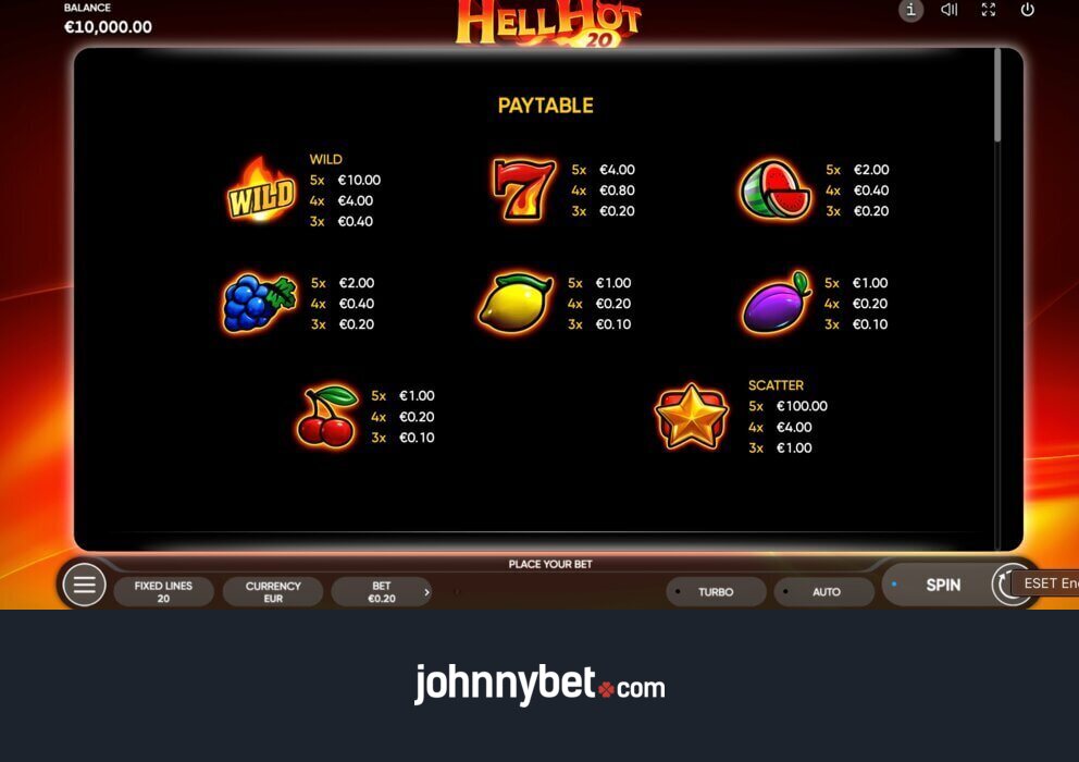 Hell Hot 20 Consigli Strategie