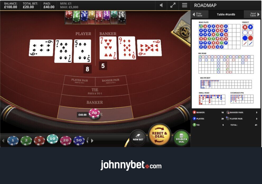 Cách chơi Baccarat thắng 100%