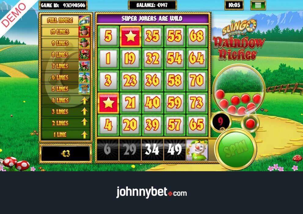 Rainbow Riches Demo Play