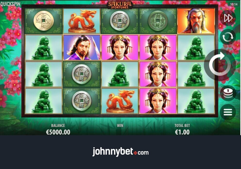 Sakura Fortune スロットの遊び方