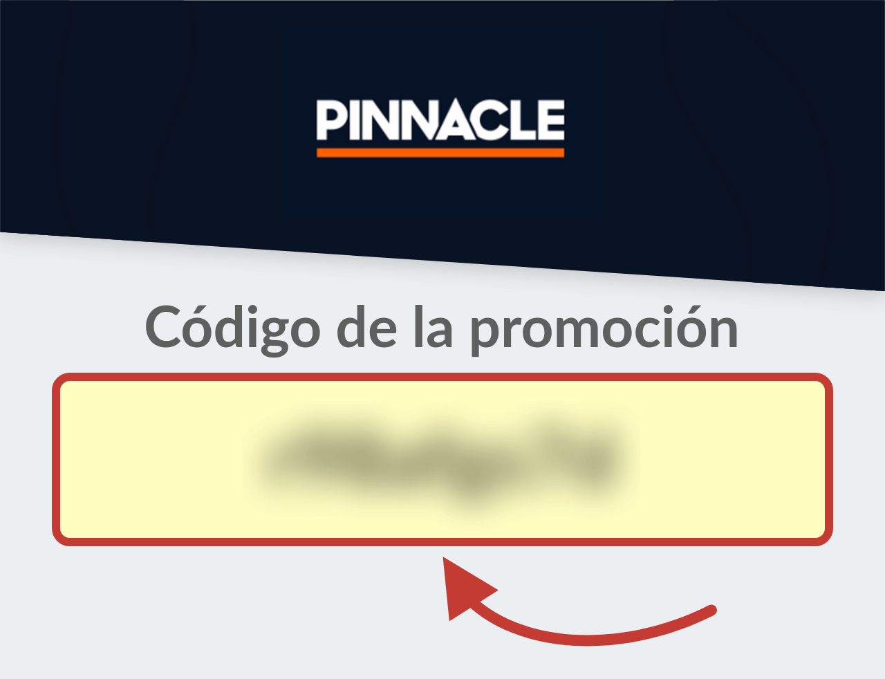 Código de la promoción Pinnacle