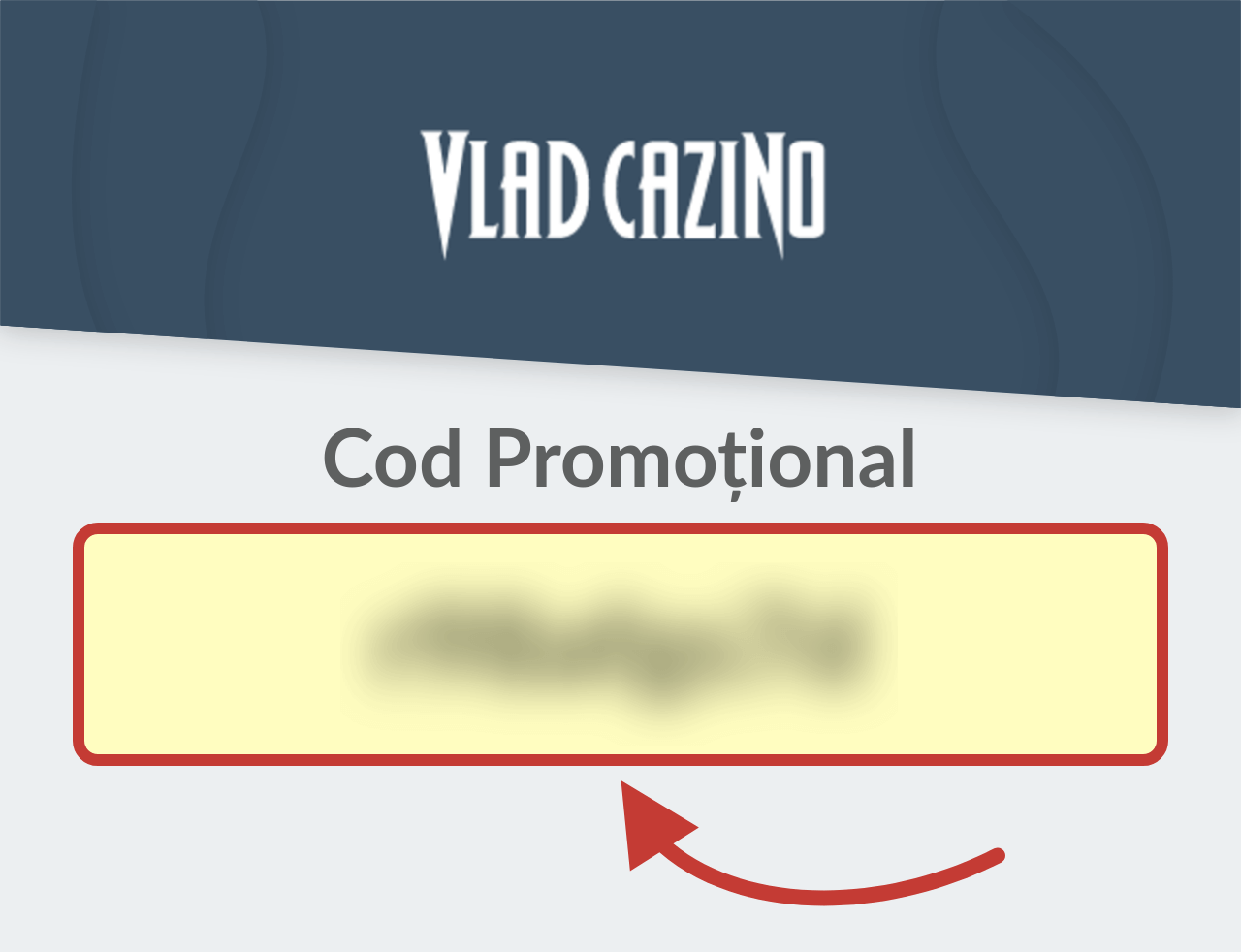 Cod promoțional Vlad Cazino