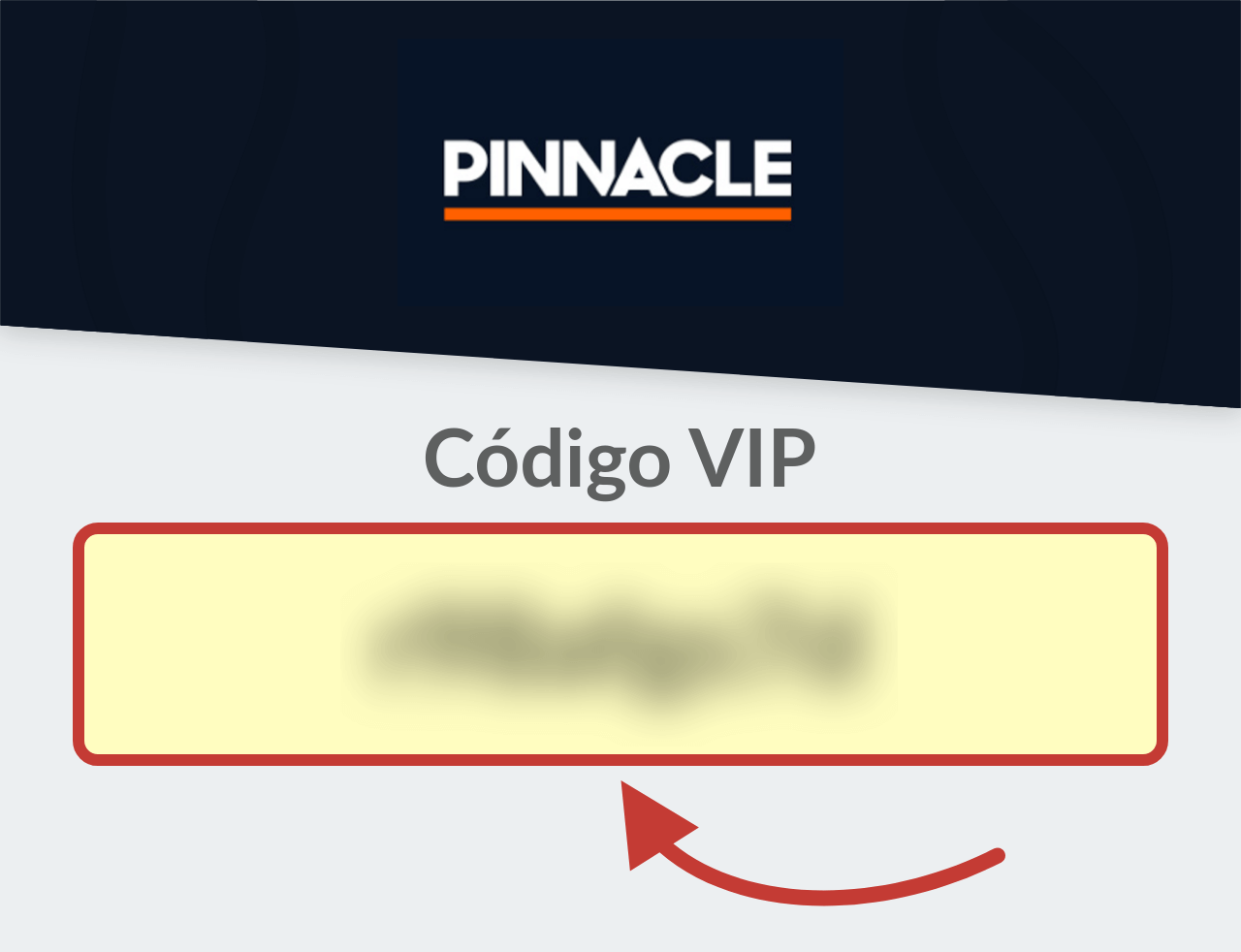 Código VIP Pinnacle Brasil: JOHNNYBET