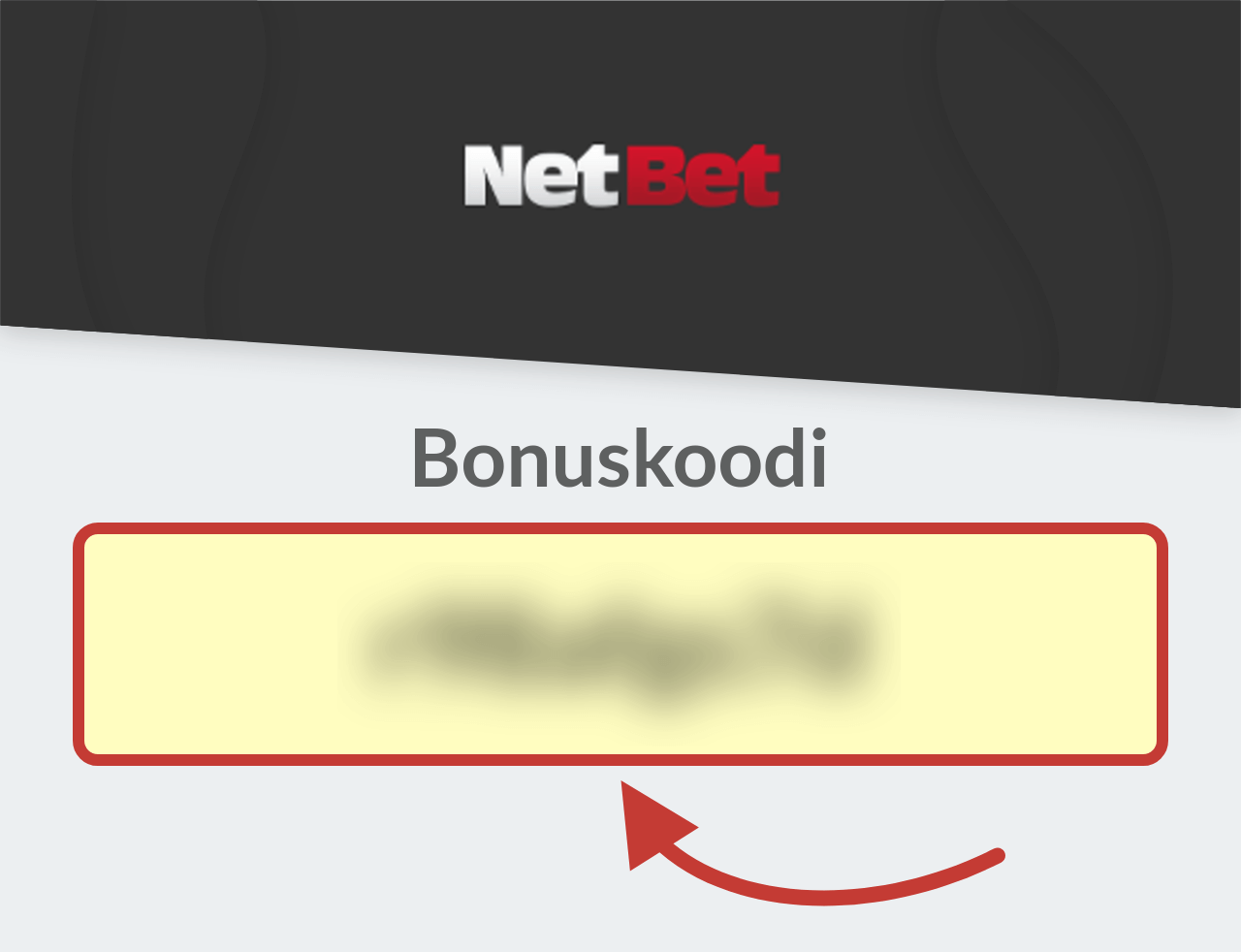 NetBet bonuskoodi 