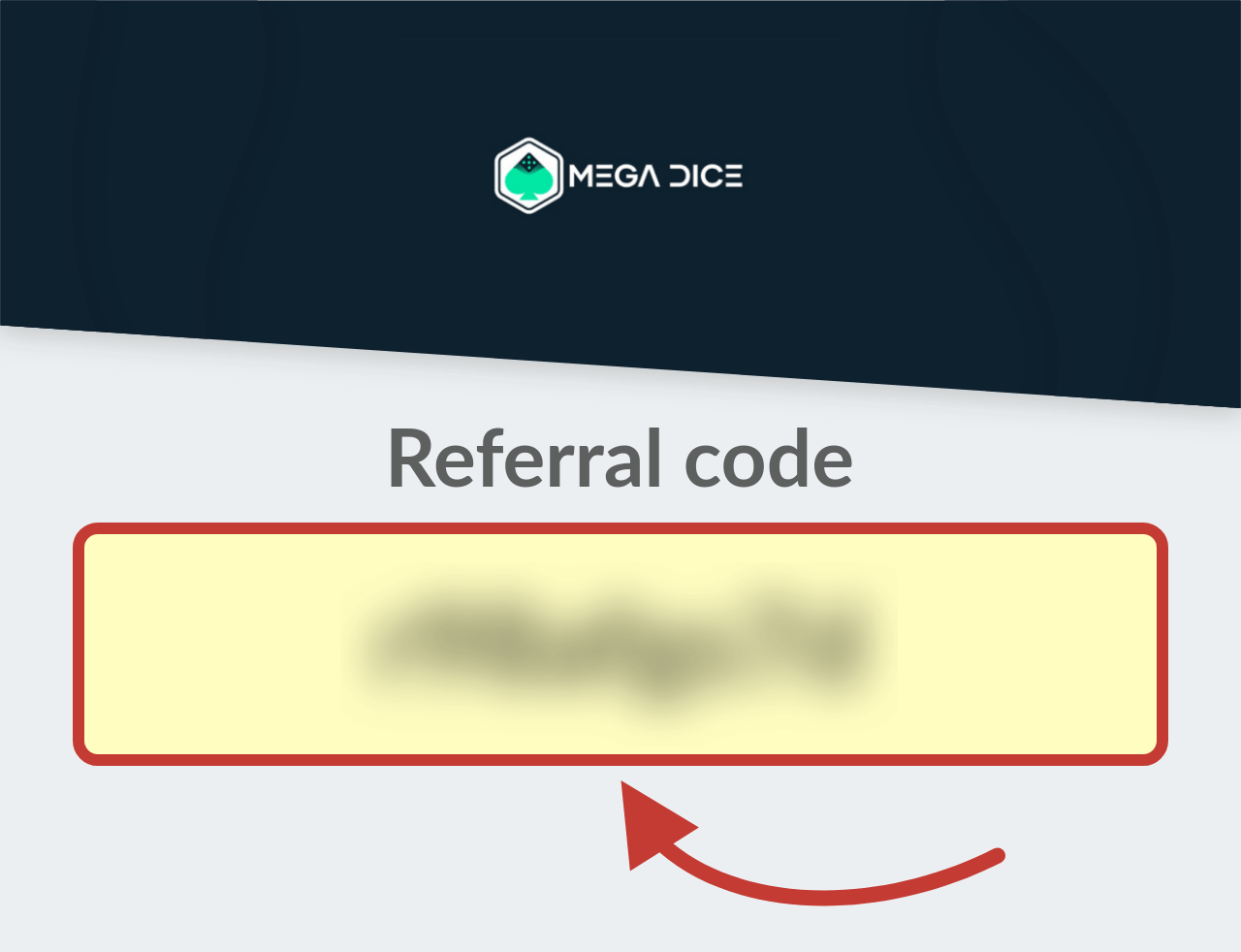 Mega Dice Referral Code