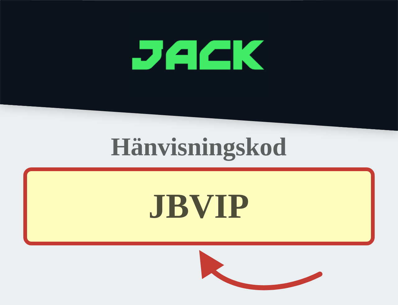 Jack Hänvisningskod