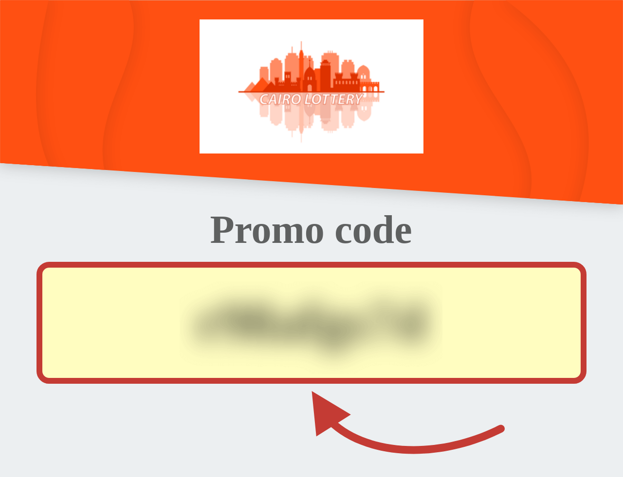 Cairo Lottery Promo Code