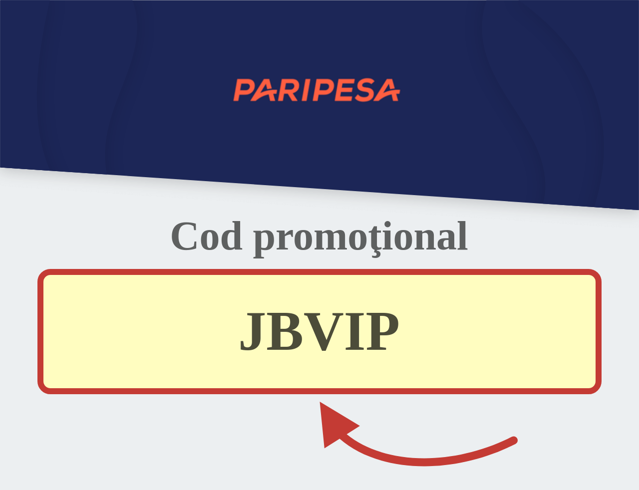 PariPesa Cod promoțional
