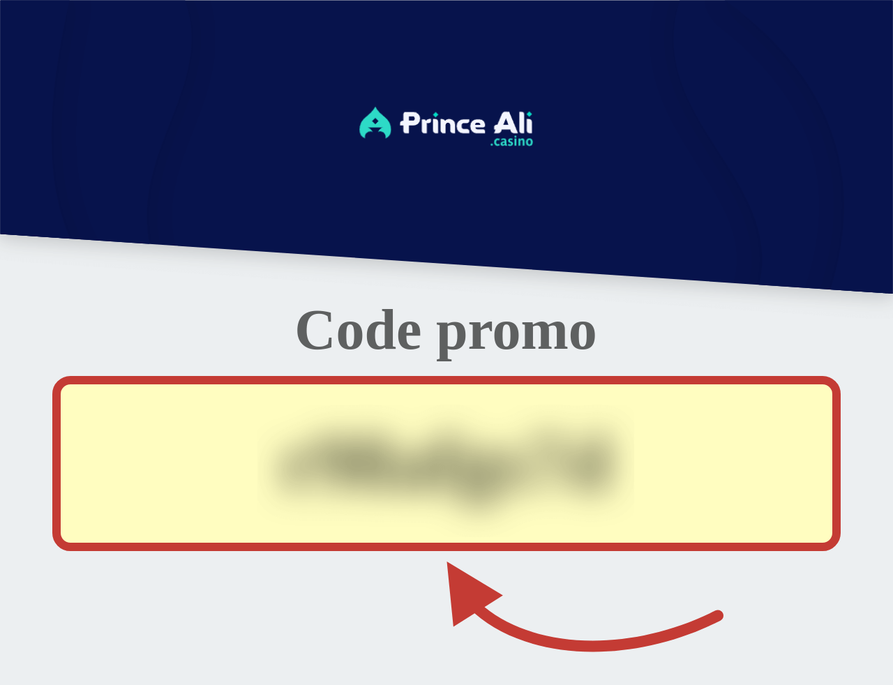 Code promo Prince Ali Casino