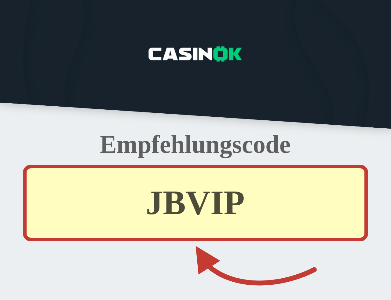 CasinOK Empfehlungscode