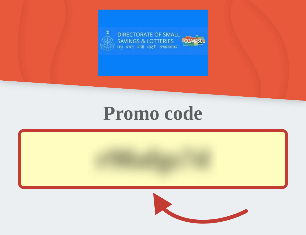Goa State Lotteries Promo Code