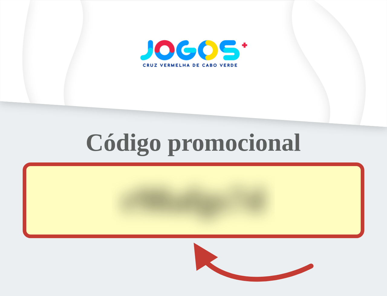 Código promocional Jogos Cruz Vermelha de Cabo Verde