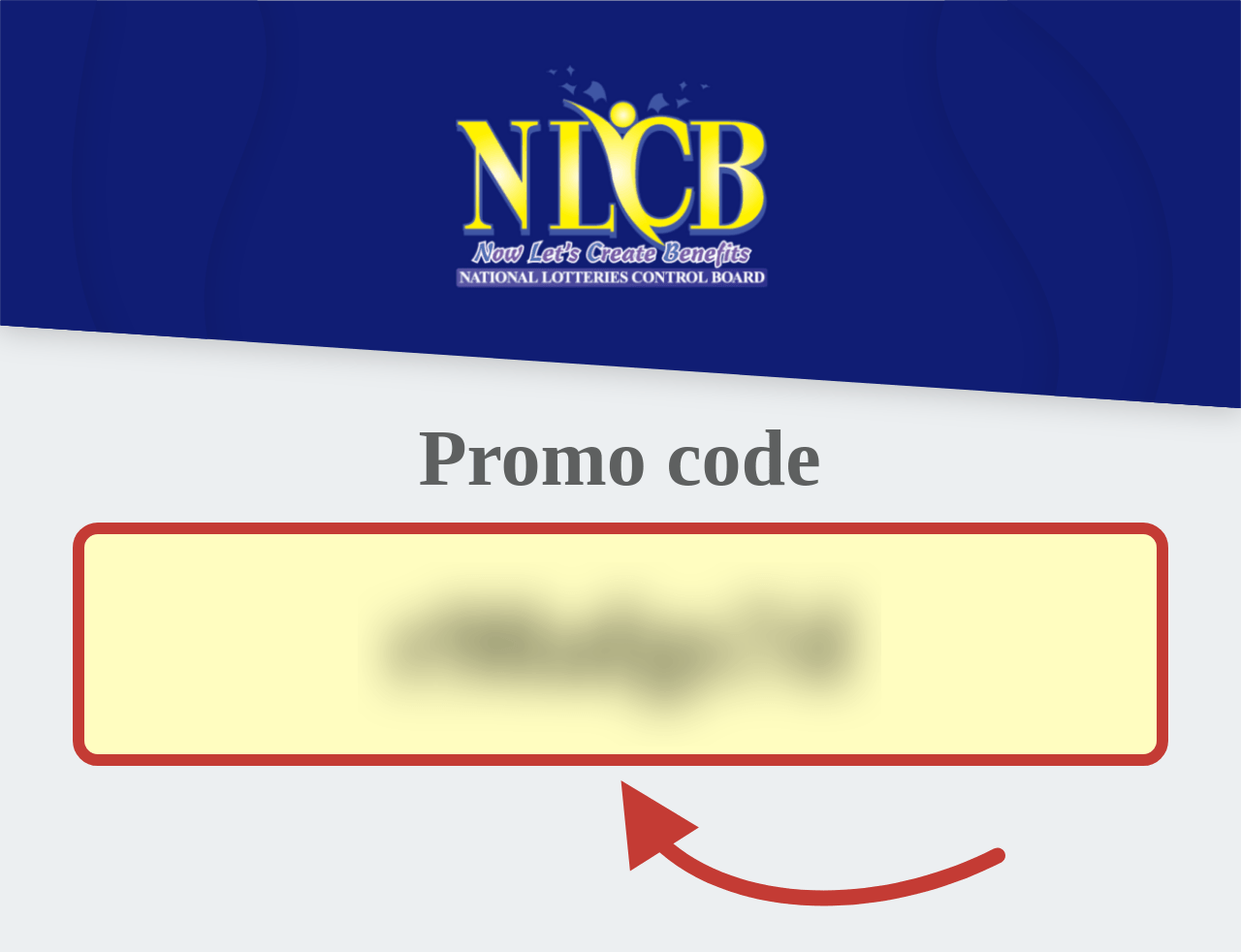 National Lotteries Control Board Promo Code