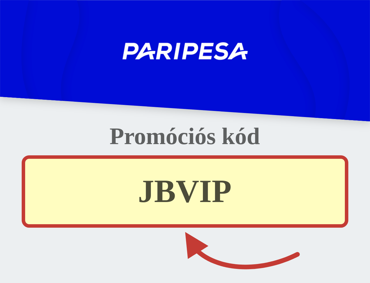 Paripesa promóciós kód
