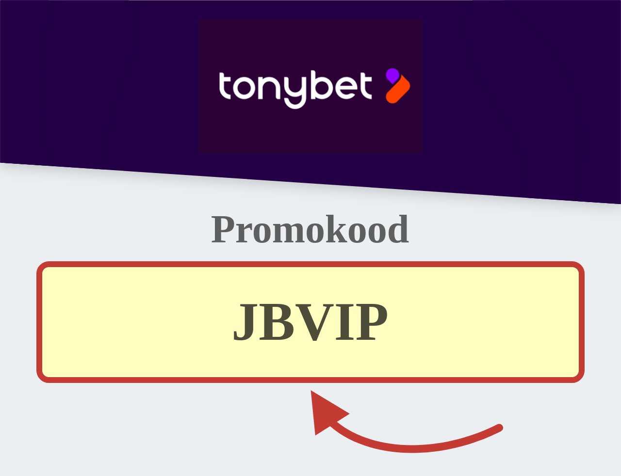Tonybet promokood