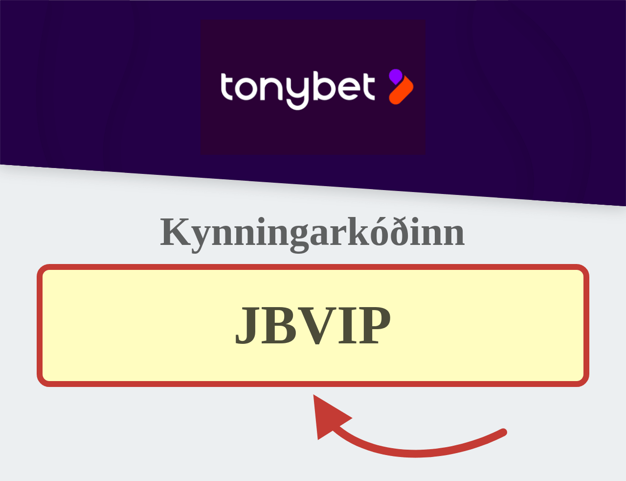 Tonybet kynningarkóði