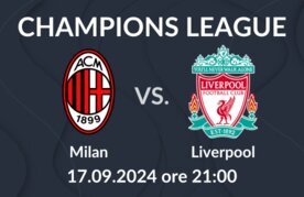 Pronsotico vincente milan liverpool