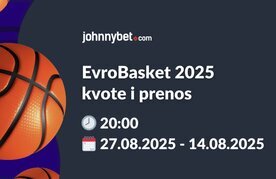 Kvote i prenos evrobasket 2025