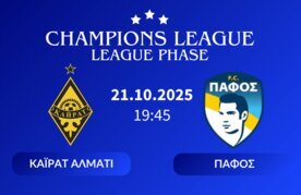 Kayrat almaty vs pafos