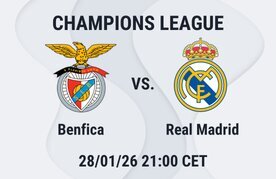 Benfica vs real madrid prediccion