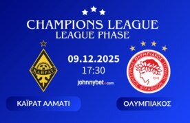 Kayrat almaty vs olympiacos