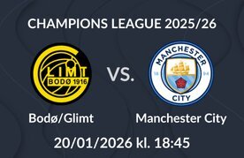Betting odds bodo glimt man city