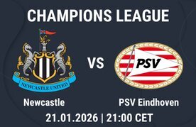 Newcastle vs psv eindhoven champions league predictions
