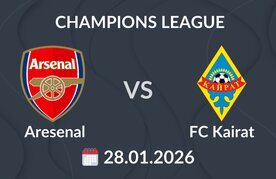 Arsenal vs fc kairat predictions