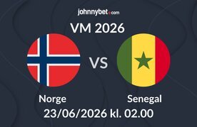 Norge mot senegal betting odds