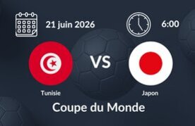 Prono tunisie japon
