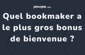 Mega bonus bienvenue