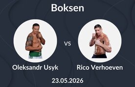 Wedden op usyk tegen verhoeven