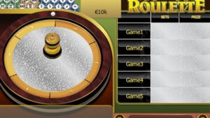 Roulette Scratchcard