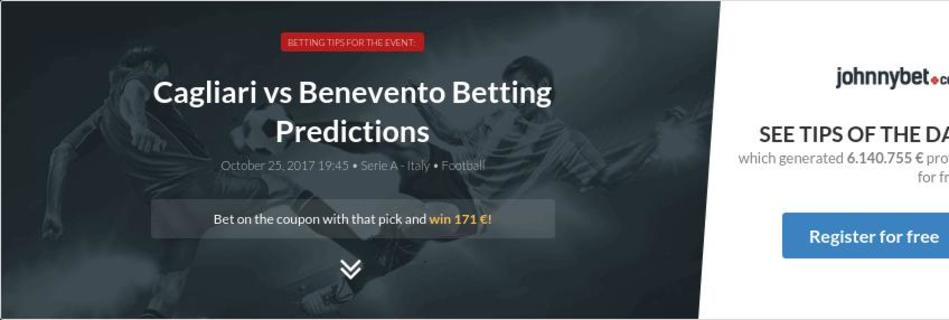 Cagliari vs Benevento Betting Predictions, Tips, Odds ...