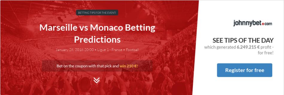 Marseille vs Monaco Betting Predictions, Tips, Odds ...