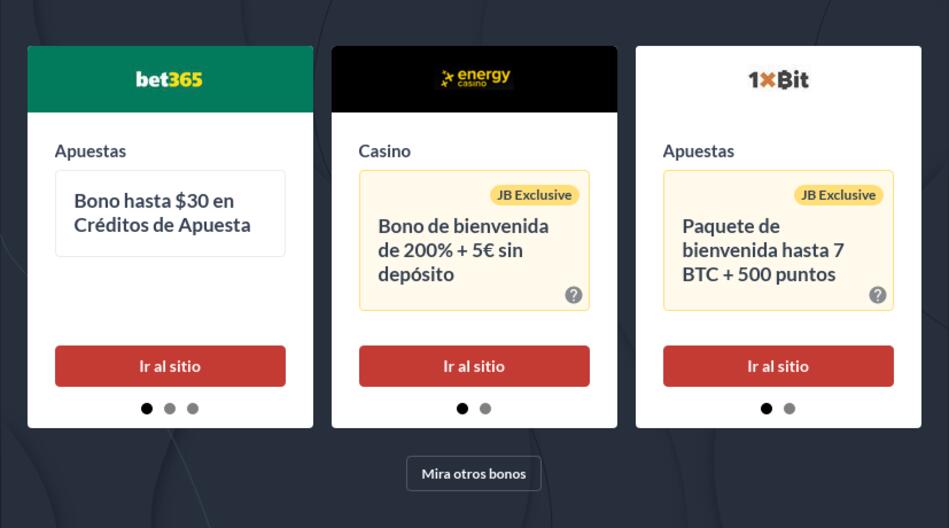 bonos de casino esperanzas y sueños