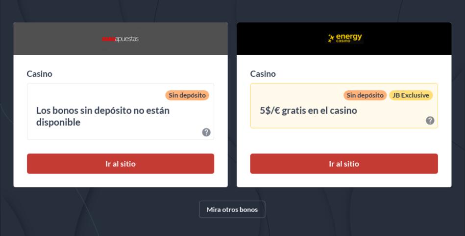 Promociones de Casino - Giros Gratis 
