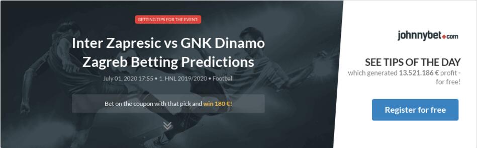 Dinamo Zagreb Vs Hnk Hajduk Split Prediction And Bet On 12 July 2020