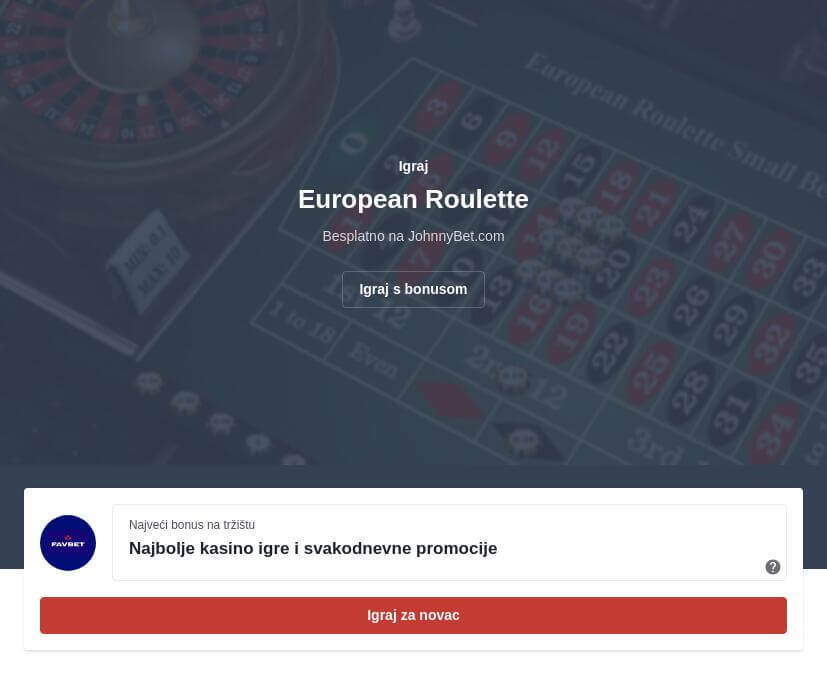 Rulet - Online Igra