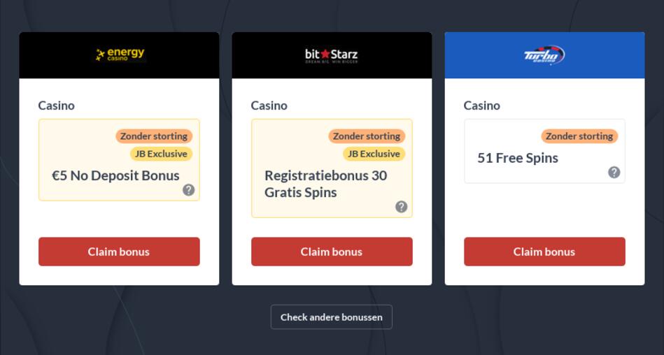 Casino No Deposit Bonus