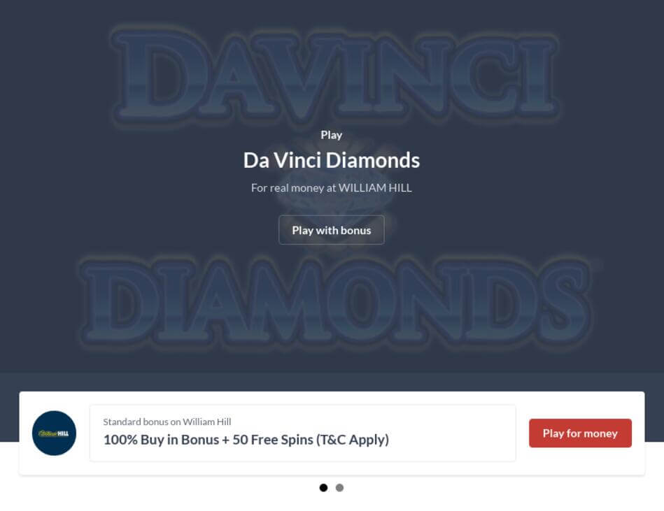 DaVinci Diamonds Slots Download