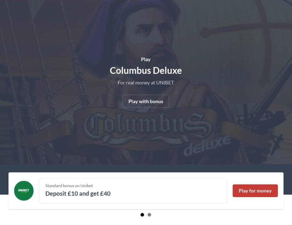 Columbus Deluxe Slot Machine Online