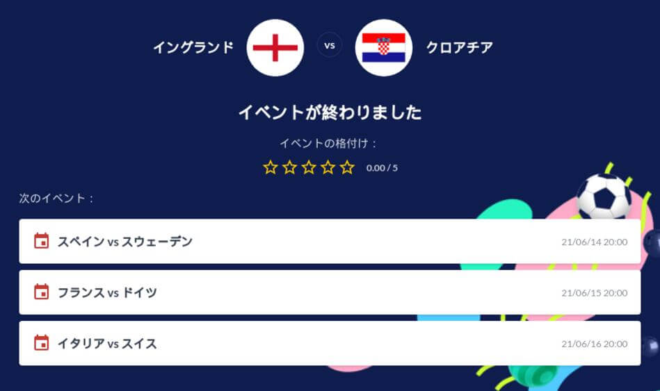 イングランド対クロアチアの試合予想とオッズ