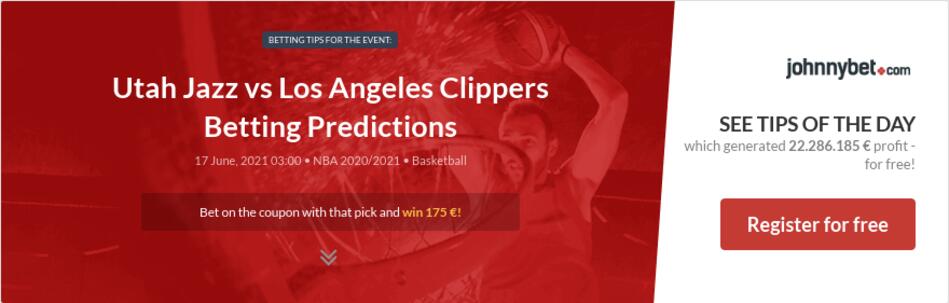 Utah Jazz Vs Clippers : 5 Reasons why LA Clippers won 131-119 against Utah Jazz in ... - You have chosen to watch los angeles clippers vs utah jazz , and the stream will start up to an hour before the game time.