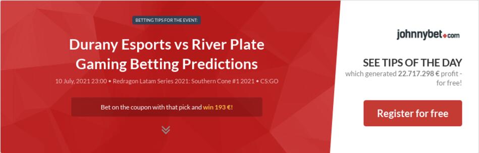 Durany Esports vs River Plate Gaming Betting Predictions