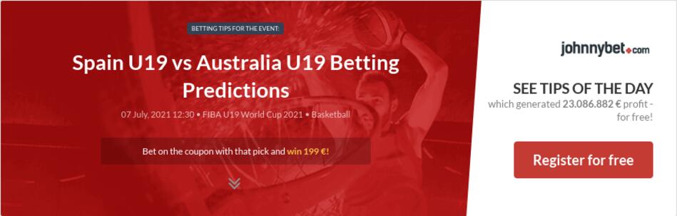 pic Australia Vs Spain U19 johnnybet